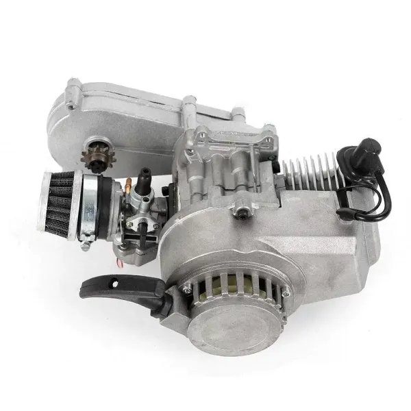 Moteur Mini Dirt Bike Moteur 49cc 2 Temps - Pour Pocket Bike, Mini Moto Et Quad Moteur Course Refroidissement Air 49.85cc