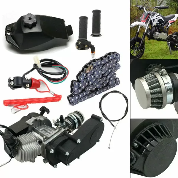 49 CC Kit moteur à 2 temps pour Pocket Mini Dirt Bike Scooter 49 CC Kit moteur à 2 temps pour Pocket Mini Dirt Bike Scooter