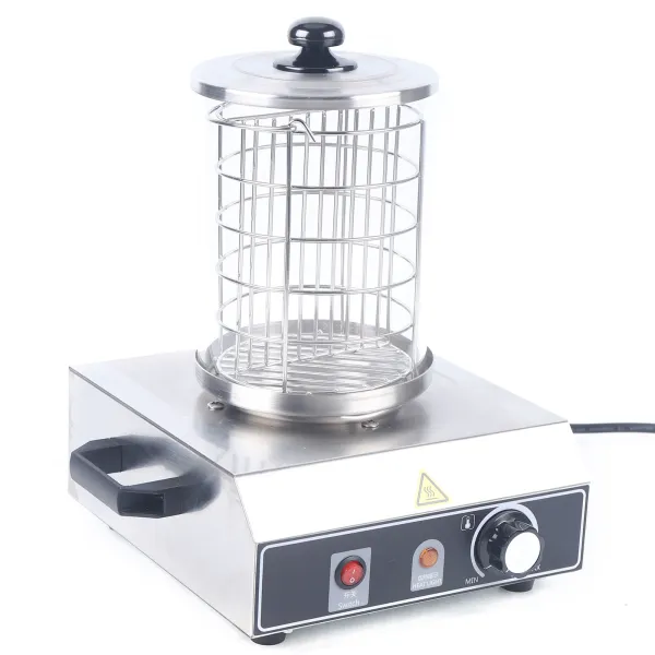 Hot Dog Maker, Réchauffeur de hot-dog, Machine à Hot Dog Professionnelle, Appareil Hot Dog, Cage en acier inoxydable, 350 W/422 W. (Machine à hot-dog) Hot Dog Maker, Réchauffeur de hot-dog, Machine à Hot Dog Professionnelle, Appareil Hot Dog, Cage en acier inoxydable, 350 W/422 W. (Machine à hot-dog)