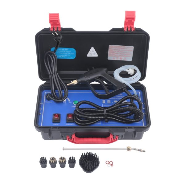 Nettoyeur Vapeur Haute Température 3000 W – 3-5 Bars, Idéal Voiture, Maison, Dégraissage Puissant Et Rapide