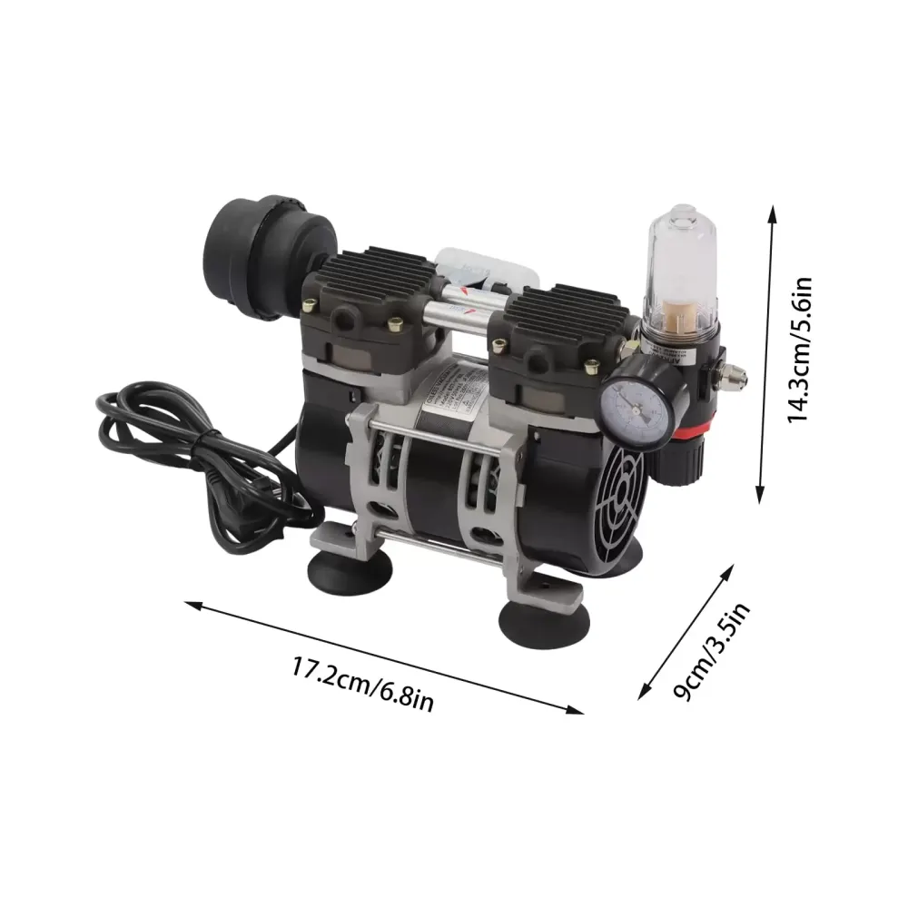 Pompe à vide sans huile pour laboratoire sans huile Pompe à vide sans huile 200 W 1450 tr/min 60 L/min