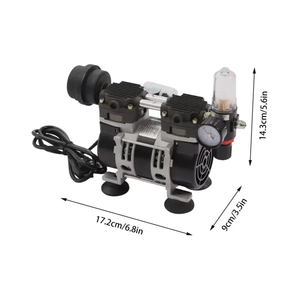 Pompe à vide sans huile pour laboratoire sans huile Pompe à vide sans huile 200 W 1450 tr/min 60 L/min Pompe à vide sans huile pour laboratoire sans huile Pompe à vide sans huile 200 W 1450 tr/min 60 L/min
