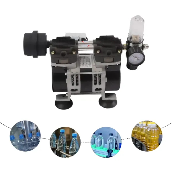 Pompe à vide sans huile pour laboratoire sans huile Pompe à vide sans huile 200 W 1450 tr/min 60 L/min Pompe à vide sans huile pour laboratoire sans huile Pompe à vide sans huile 200 W 1450 tr/min 60 L/min
