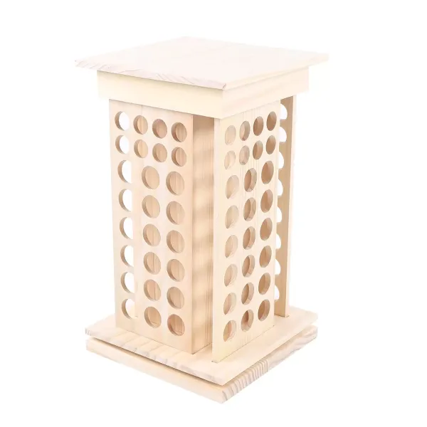 Étagère de rangement pour huiles essentielles - 104 compartiments - Pour exposer et organiser - 8 étages - En bois Étagère de rangement pour huiles essentielles - 104 compartiments - Pour exposer et organiser - 8 étages - En bois