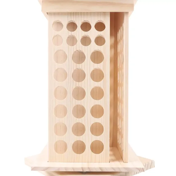 Étagère de rangement pour huiles essentielles - 104 compartiments - Pour exposer et organiser - 8 étages - En bois Étagère de rangement pour huiles essentielles - 104 compartiments - Pour exposer et organiser - 8 étages - En bois
