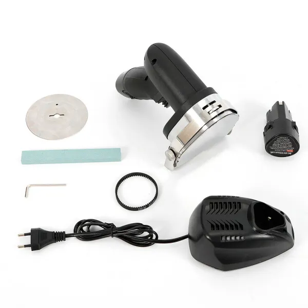 Couteau à kebab électrique portable professionnel - Avec largeur de coupe réglable - Sans fil - Rechargeable