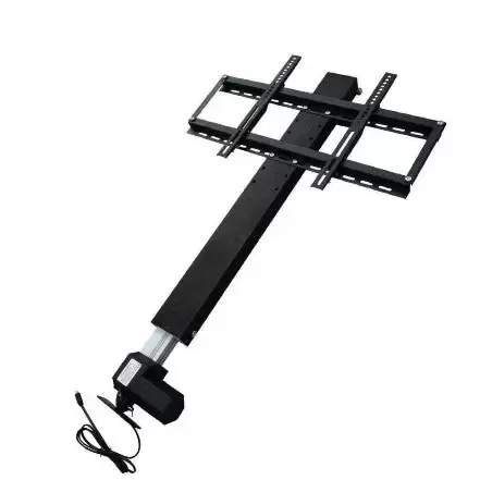 Support TV électrique réglable en hauteur 700 mm Télécommande pour téléviseur 26" à 57" Support TV électrique réglable en hauteur 700 mm Télécommande pour téléviseur 26" à 57"