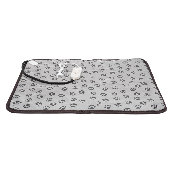 Coussin chauffant pour animaux de compagnie, tapis chauffant pour animaux de compagnie, tapis chauffant électrique（empreinte）