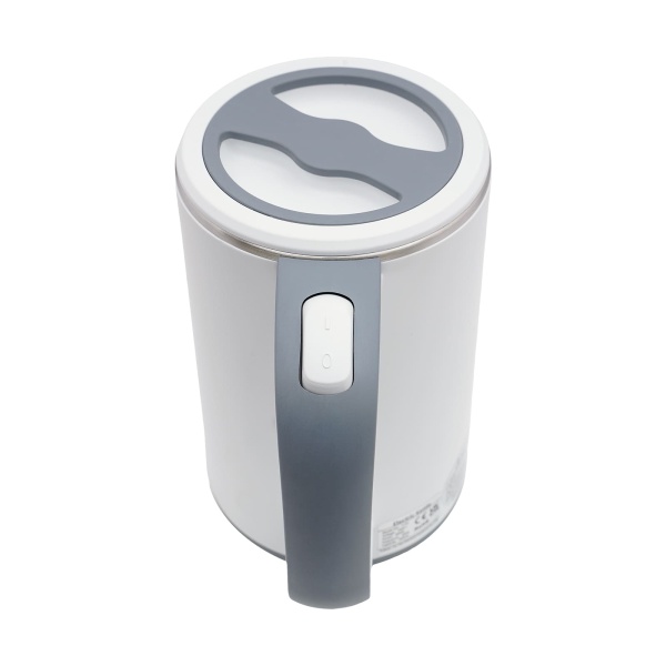 Bouilloire de voyage 800ML, mini bouilloire de camping portable, bouilloire de voyage en acier inoxydable (blanc)