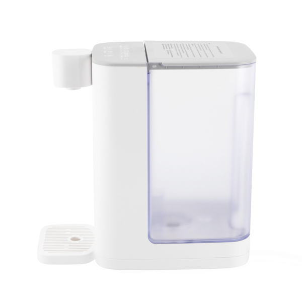 Bouilloires électriques, distributeur d'eau chaude instantanée pour un chauffage et un débit rapides, 5 températures réglables et 2 débits d'eau (blanc)