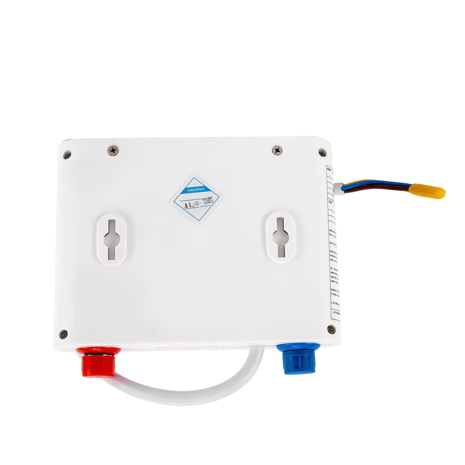 Chauffe-eau électrique instantané - 5,5 kW - Mini appareil de cuisine - Chauffe-eau sans réservoir - Pour cuisine, salle de bain, sous évier Chauffe-eau électrique instantané - 5,5 kW - Mini appareil de cuisine - Chauffe-eau sans réservoir - Pour cuisine, salle de bain, sous évier