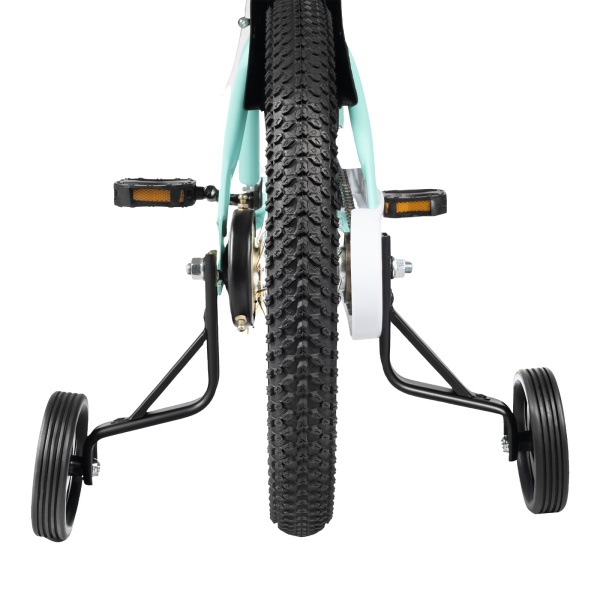 Achat Vélo pour enfants 16 pouces à partir de 5 ans avec roues de support et pack de sécurité en bleu et noir en gros