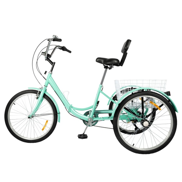 Pink Triangle Tricycle U00e9lectrique Adulte Roues Tricycle